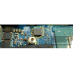 Laptop motherboard soldered bios repair